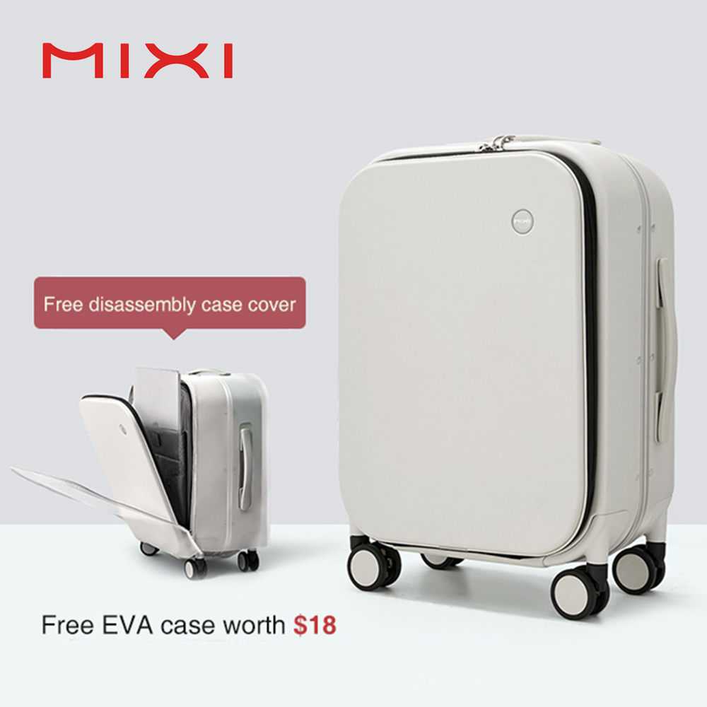 Foldable Rolling Luggage Bag - Mixi การออกแบบสิทธิบัตรกรอบอลูมิเนียมกระเป๋าเดินทางพกพา Rolling กระเป๋าเดินทางที่สวยงาม Boarding Cabin