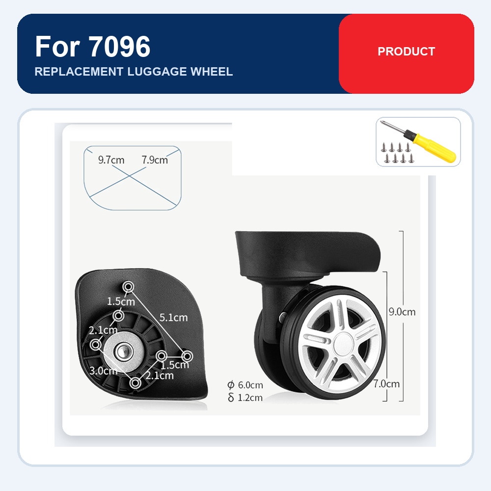 ล้อกระเป๋าเดินทางสำรอง สำหรับก - Silent Replacement Luggage Wheels บทวิจารณ์และราคา