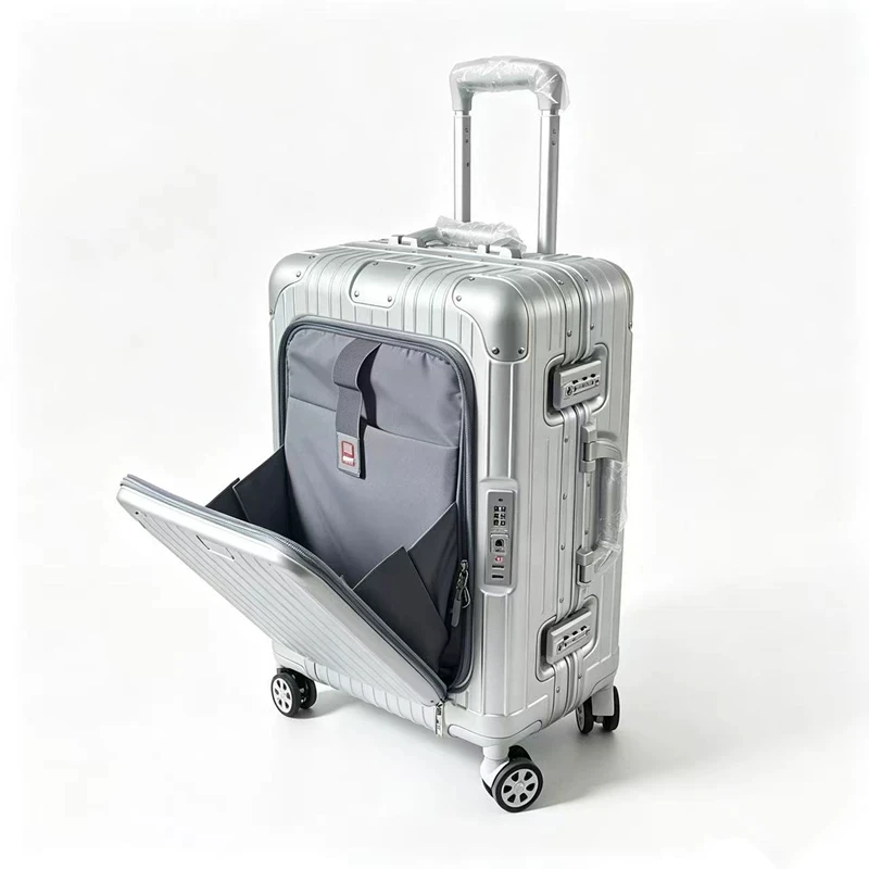 กระเป๋าเดินทางแบบเปิดด้านหน้า  - Spinner Wheel Rolling Suitcase 20 Inch บทวิจารณ์และราคา